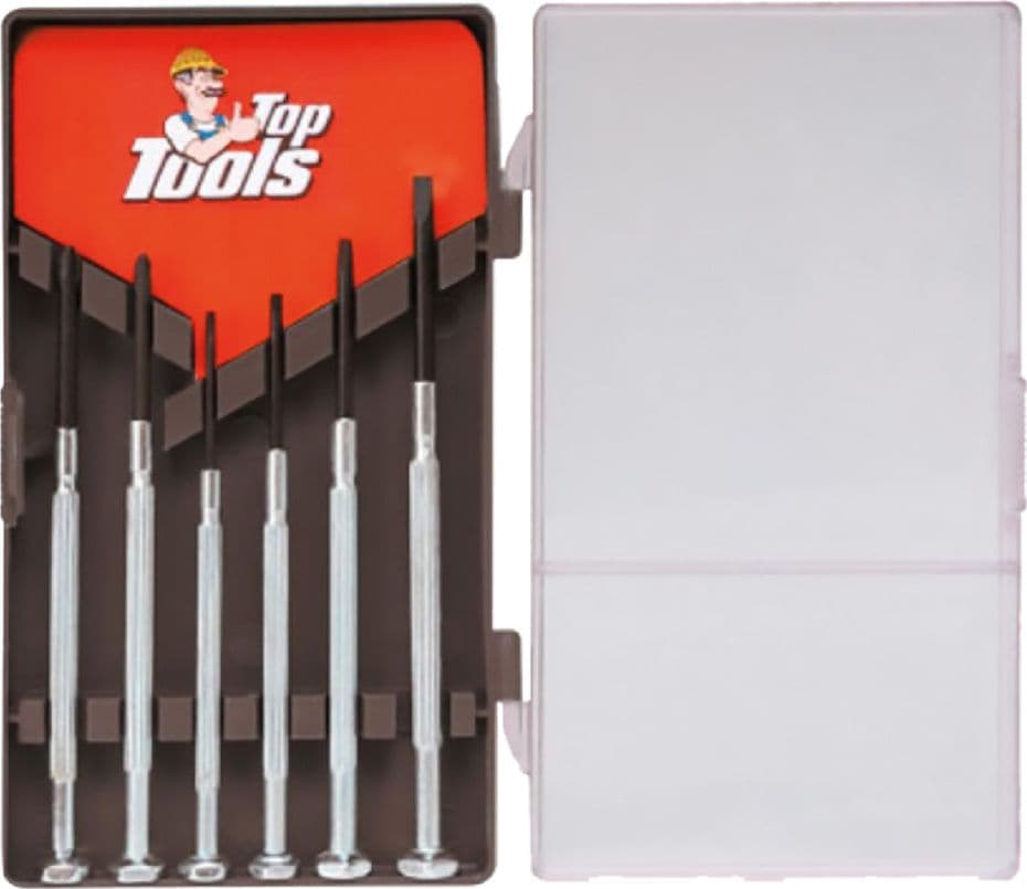Cacciaviti di Precisione Serie 12 Confezione Toptools 6 Pezzi