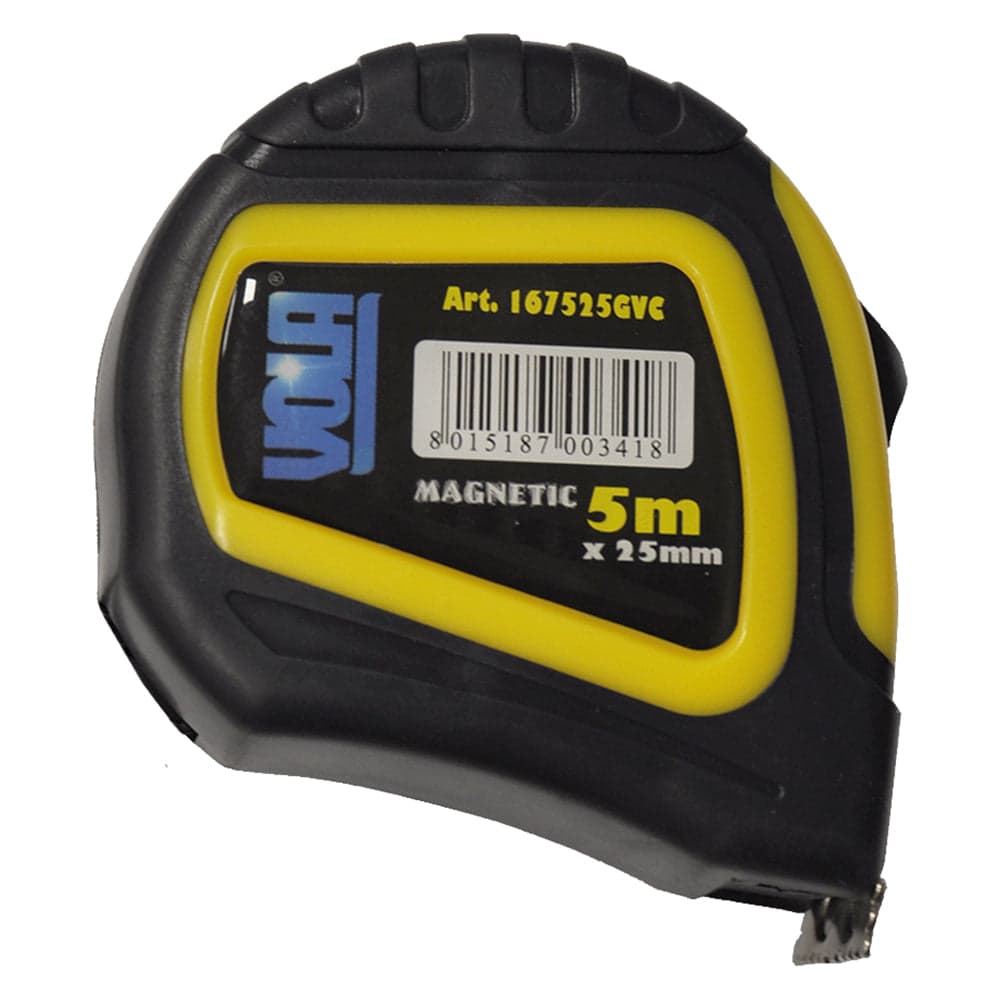 Flessometro Magnetico Vola 6 Pezzi 5 mt 25 mm