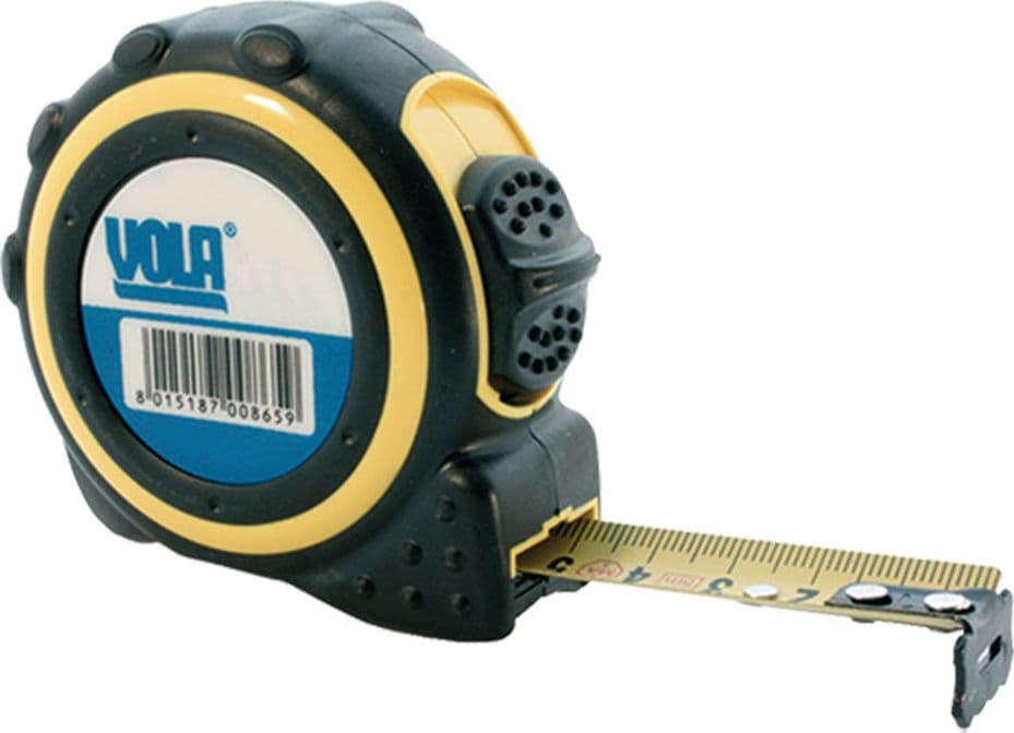 Flessometro Professionale Vola 6 Pezzi 5 mt 25 mm