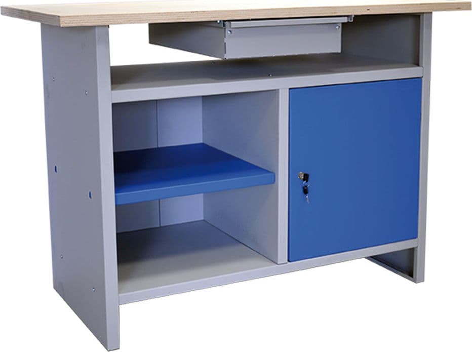 BANCO DA LAVORO cm L.120 x P.60 x H.84  - PROMETAL