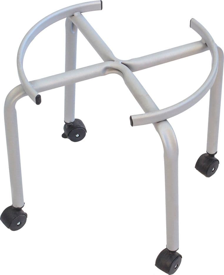 Piedistallo per Contenitore Olio H. Senza Ruote in Alluminio 31 cm 50 Lt