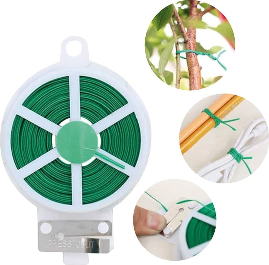Piattina Filo Plasticato con Taglierina 100 mt