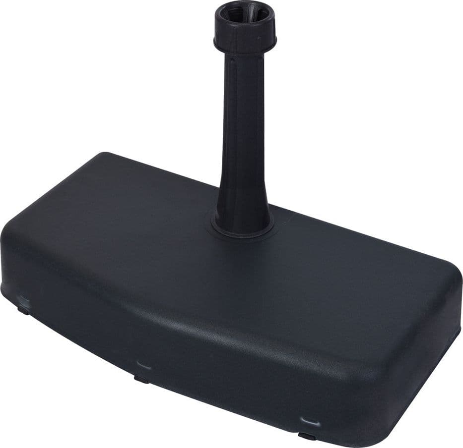BASE PLASTICA PER OMBRELLONE A PARETE cm 50 x 25 x h.9  - BricoGo