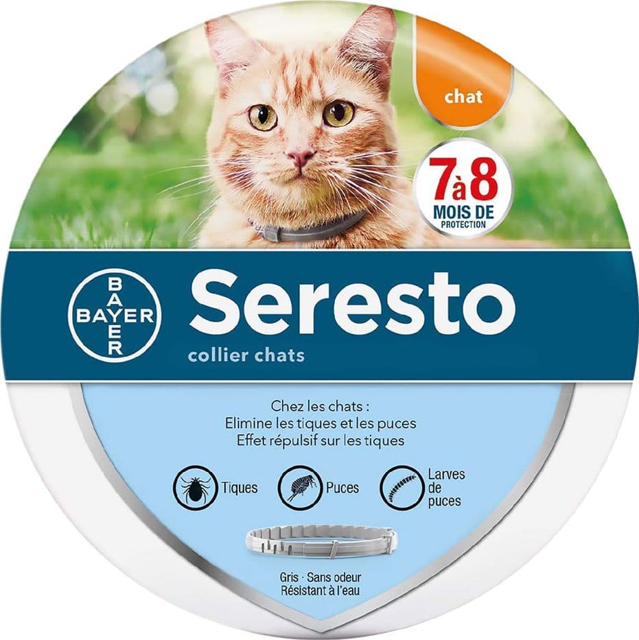 Collare Antiparassitario per Cani Fino a Seresto 8 kg 38 cm