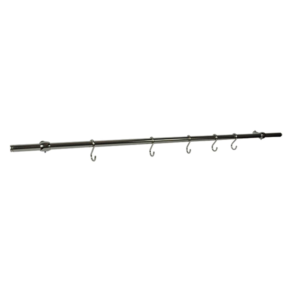 Barra Appendimestoli In Kit Tubo Finitura Nickel Satinato