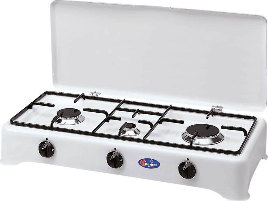 Fornello a Gas 3 Fuochi Mod 5324 Cgp Parker