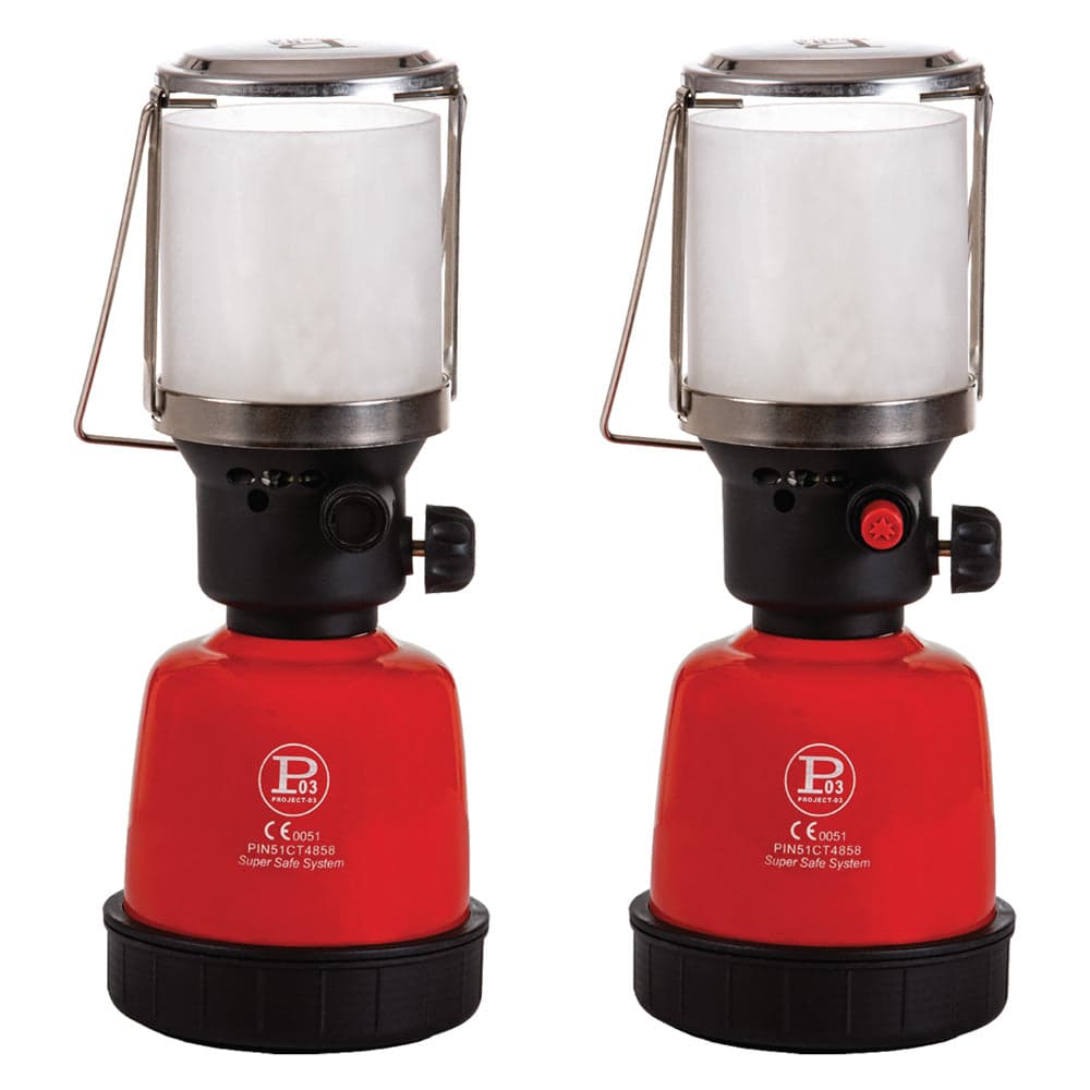 Lampada a gas Firefly 100 P Accensione Piezo Acciaio Cromato