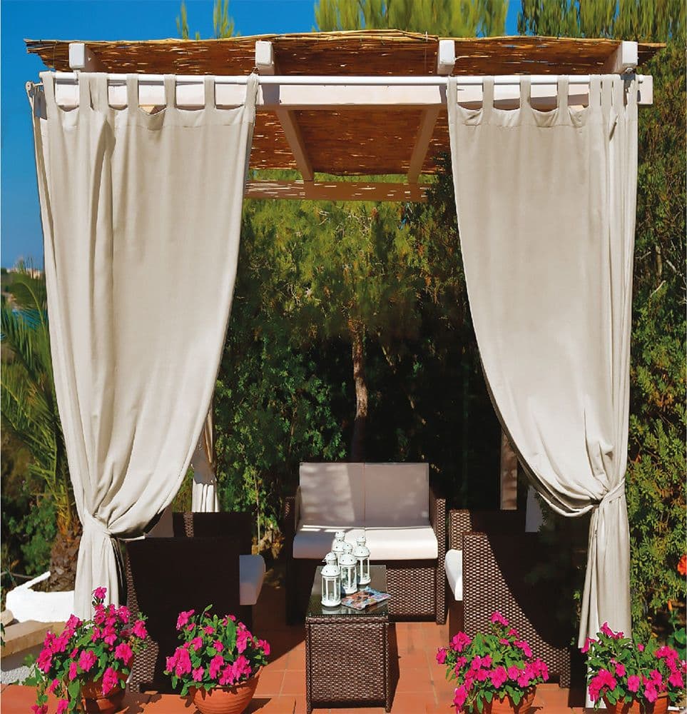 Tenda per Gazebo con Passanti Beige 150 x 270 cm