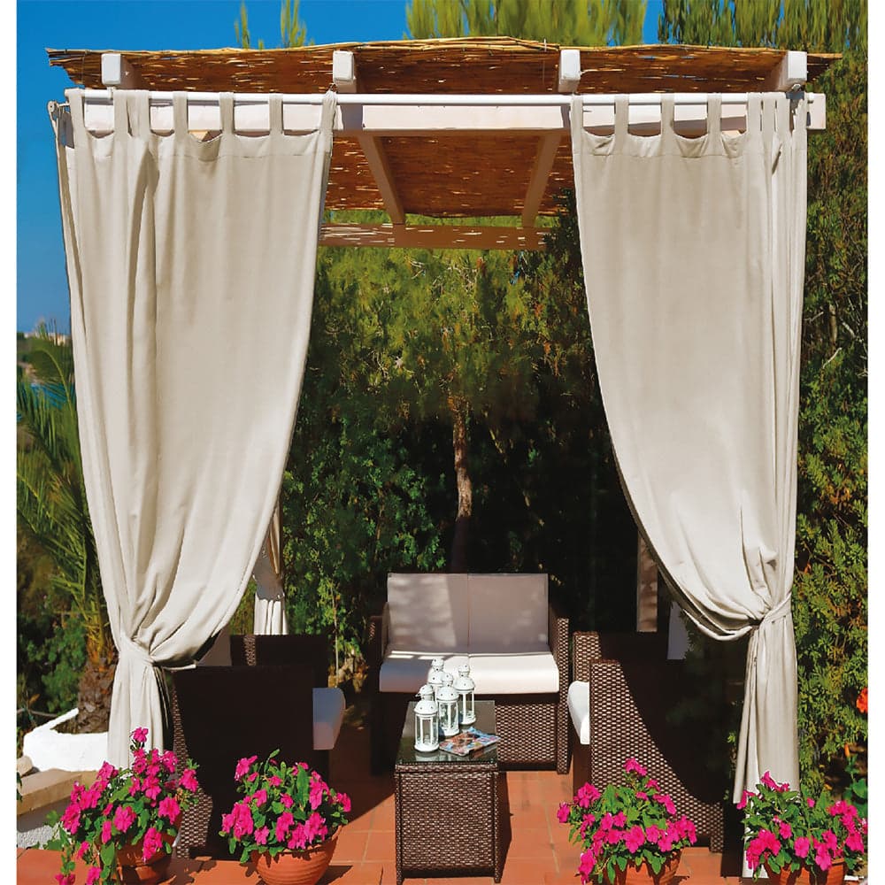 Tenda per Gazebo con Passanti Beige 150 x 270 cm