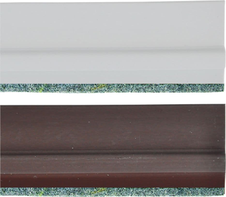 Paraspifferi Sottoporta con Feltrino Geko Door Marrone 50 Pezzi 1 mt