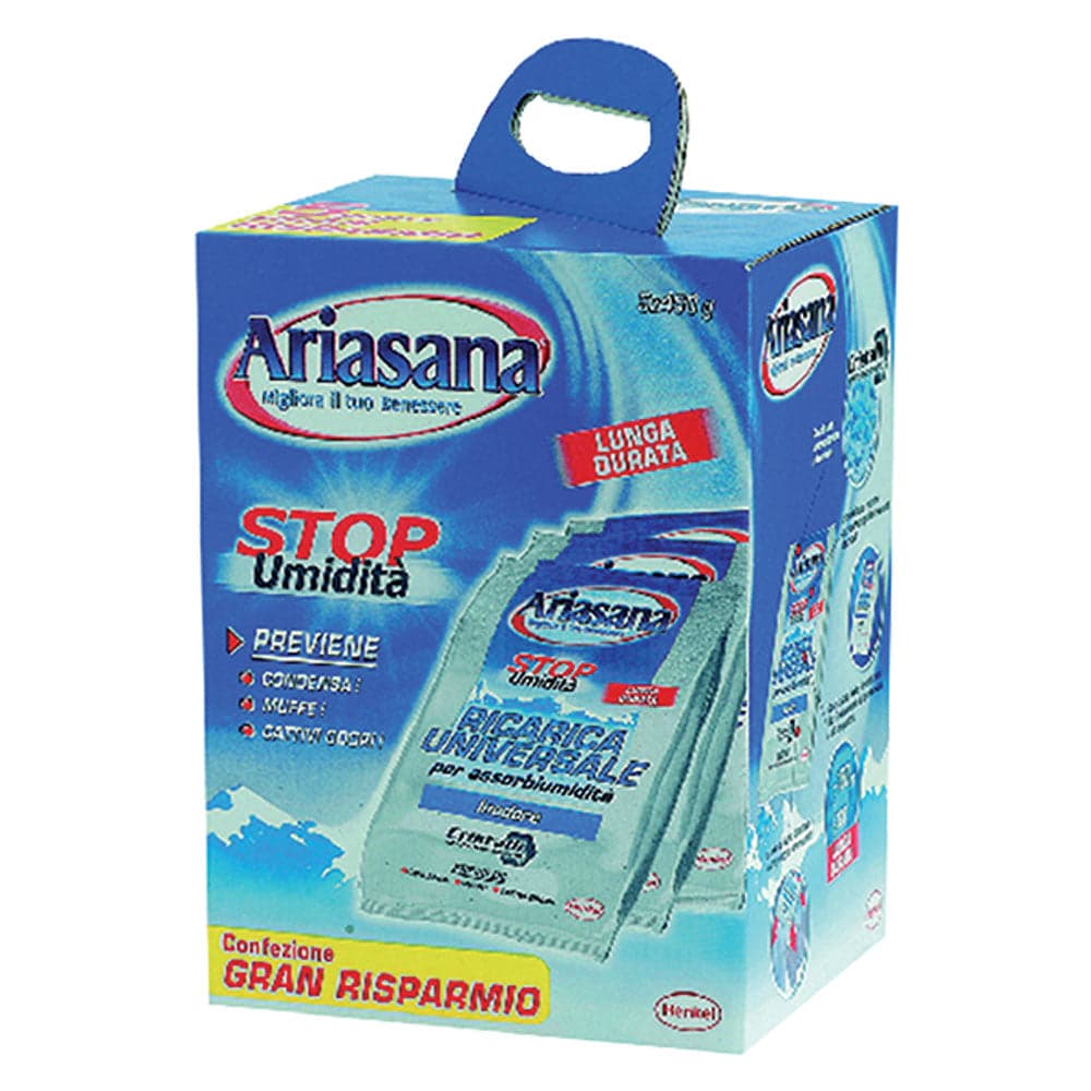 Ricarica Assorbiumidita Ariasana' 5 x 6 Confezione Ariasana 450 gr