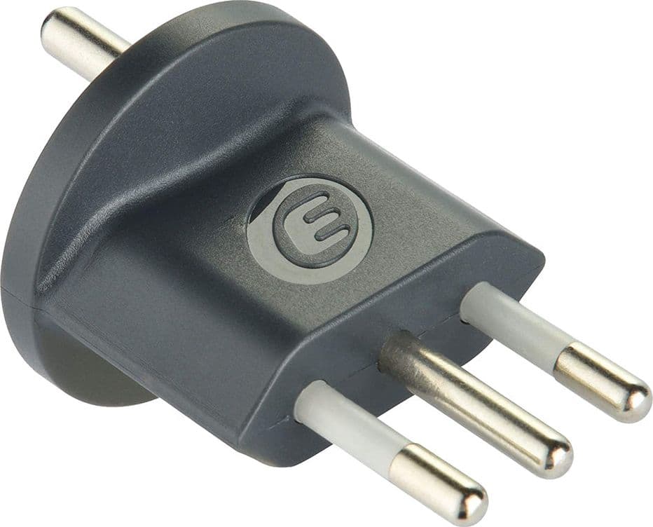 ADATTATORE FISSO DA SCHUKO A SPINA 10A da sp.schuko a sp.2P+T 10A - 70035  - ELECTRALINE