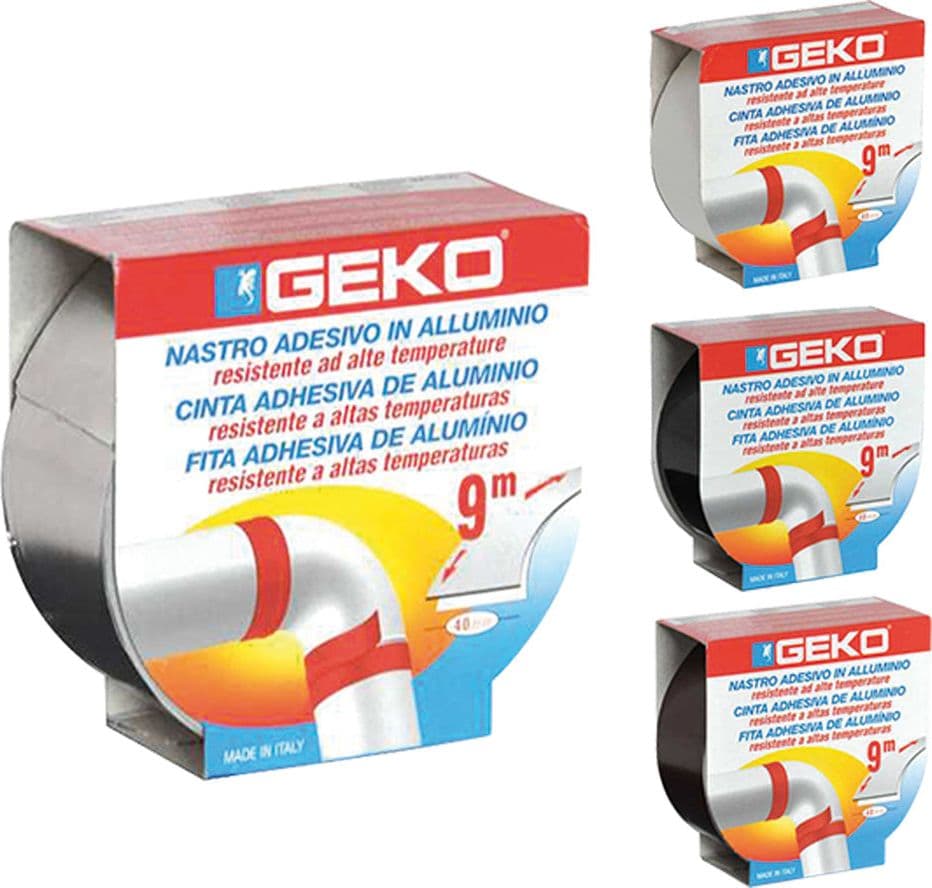 Nastro Adesivo Geko Smoke in Alluminio Col. Bianco 40 x 9 mt