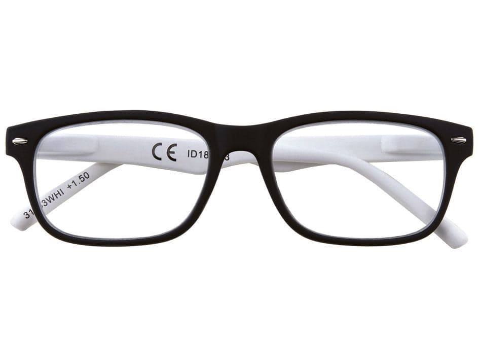 Occhiale Lettura Montatura Policarbonato Nero/Bianco B3 Diottrie +3,5 31Zb3Whi350 Zippo