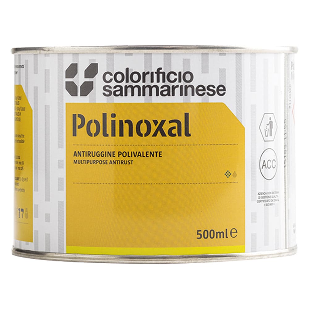 Antiruggine Sintetica Colorificio Sammarinese Fina Rossa 6 Pezzi 0,5 lt