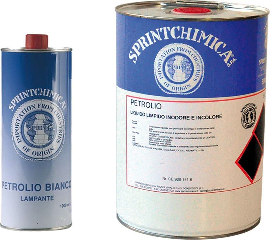 PETROLIO BIANCO Lt. 5 - in fusto- 4 pezzi  - SPRINTCHIMICA