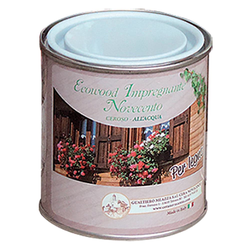 Impregnante Ceroso All'Acqua Ecowood Castagno Novecento 750 ml