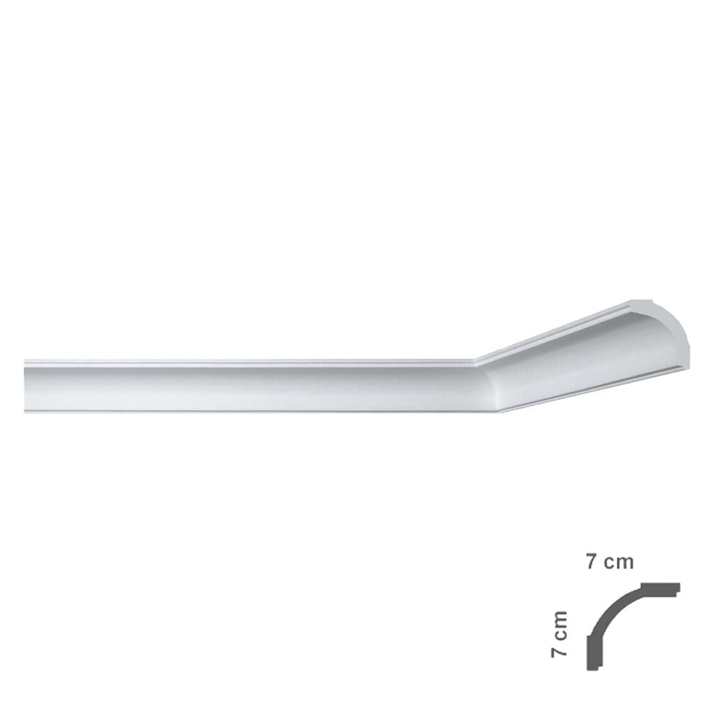 Cornice Decorativa Per Soffitto Mod. I765 - Mm. 70X70- 65 Pezzi - Bovelacci in Rosoni a soffitto BricoGo - Marano di Napoli, commercioVirtuoso.it