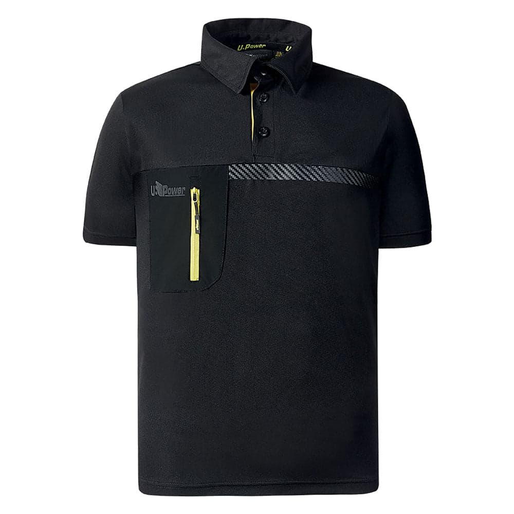 Polo Upower Libra Taglia Xxl Black Carbon
