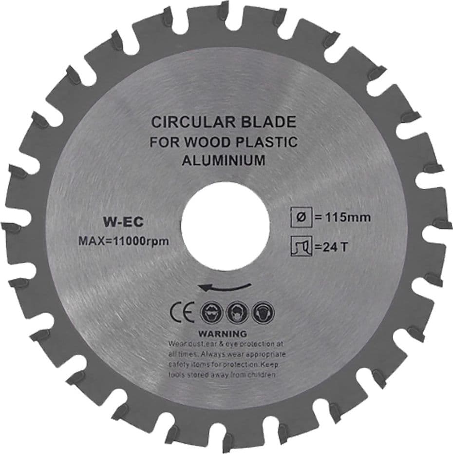 DISCO PROFESSIONALE PER LEGNO '5950' Ø 115 - 24 denti  - ECEF