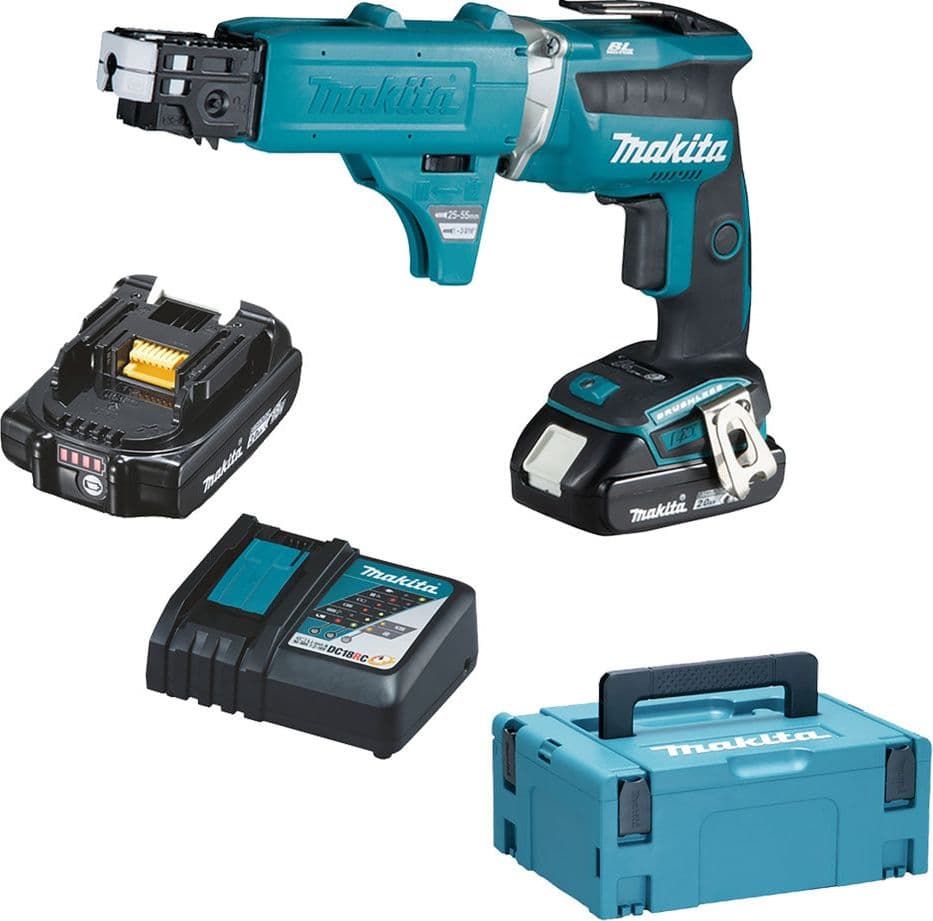 Avvitatore A Batteria Per Cartongesso 'Dfs452Ajx2' 18V - 2 Ah Litio - Makita
