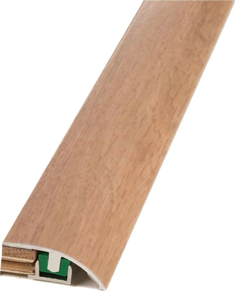 PROFILO CURVO CON BASE PER LAMINATO E PARQUET 'UNI anodizzato argento  - PROFILPAS