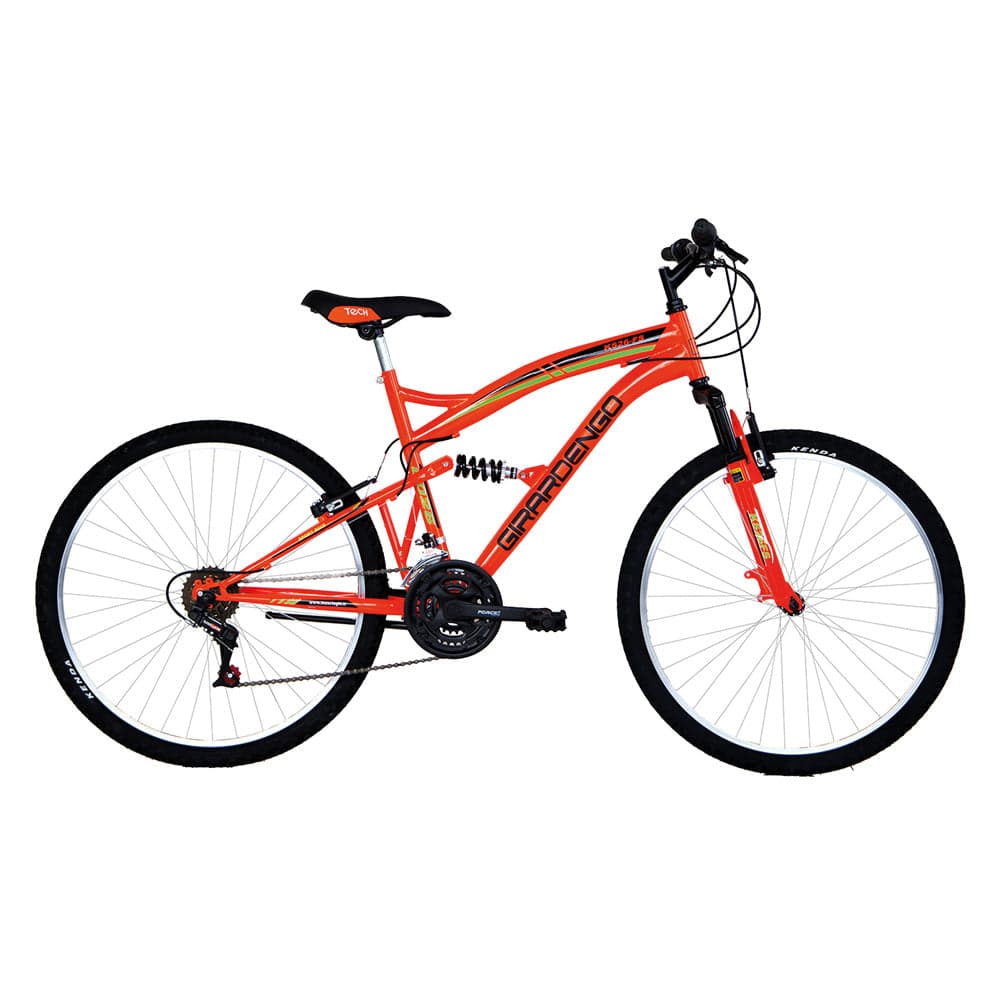Bicicletta Girardengo 26 Masciaghi Full Suspension Verde Nero