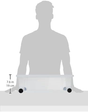 Stefanplast Contenitore Multiuso Rollbox Con Ruote Lt. 30 - Cm. 59X39X18,5 H in Contenitori con coperchio BricoGo - Marano di Napoli, commercioVirtuoso.it