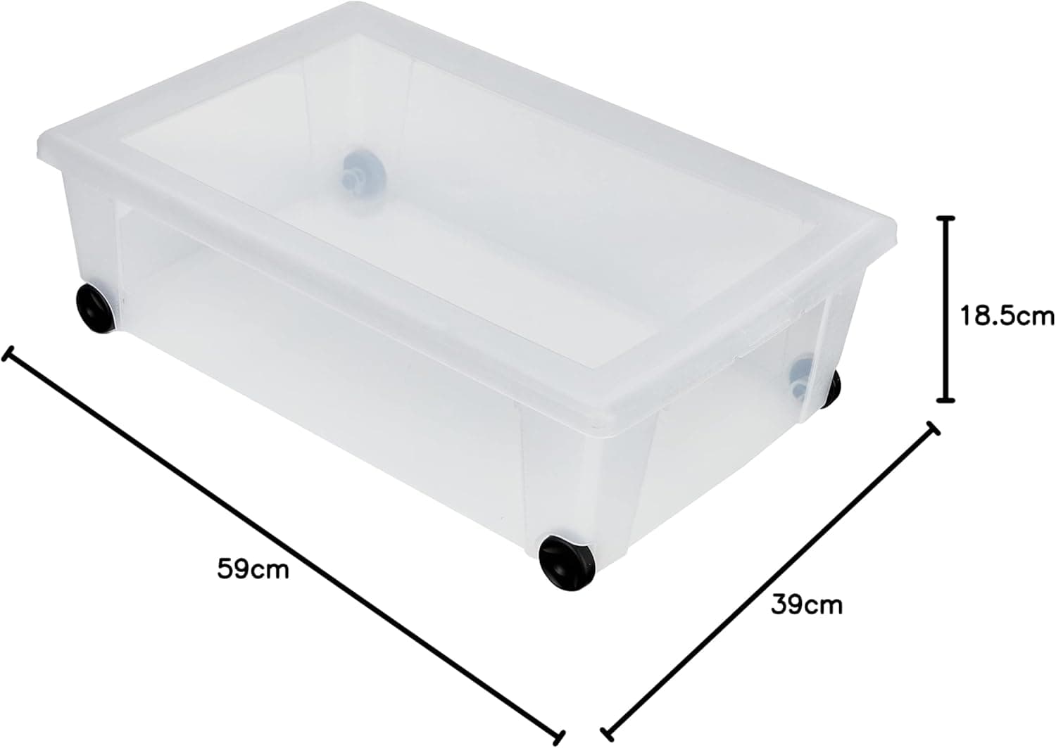 Stefanplast Contenitore Multiuso Rollbox Con Ruote Lt. 30 - Cm. 59X39X18,5 H in Contenitori con coperchio BricoGo - Marano di Napoli, commercioVirtuoso.it
