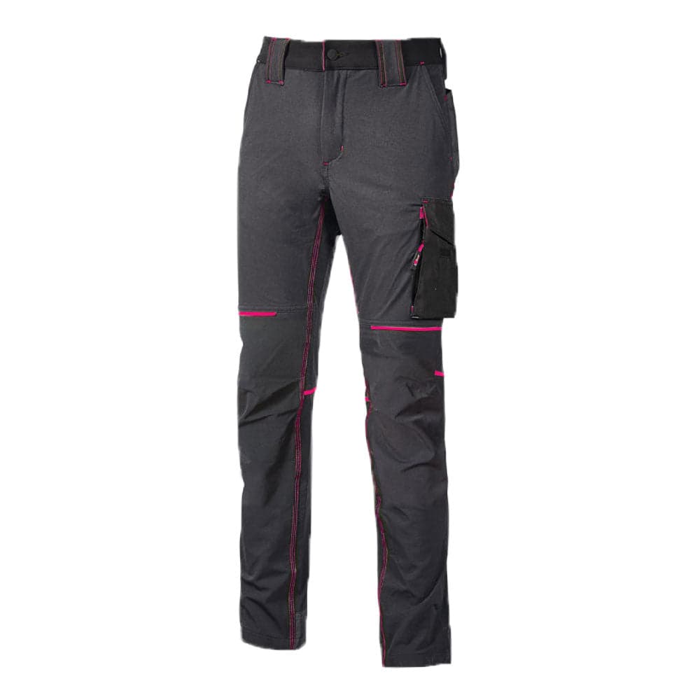 Pantalone Da Lavoro 'World Lady' M - Colore Grey Fucsia - Upower