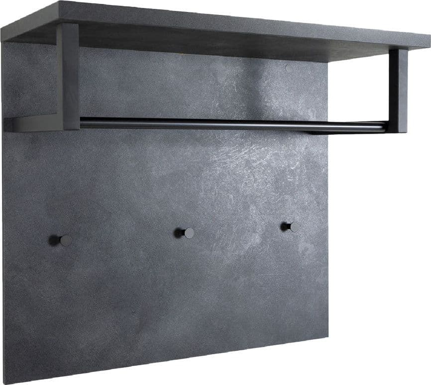 Pensile Ingresso Appendiabiti Linea Cemento Composad Segno 35 x 82 x 71 cm