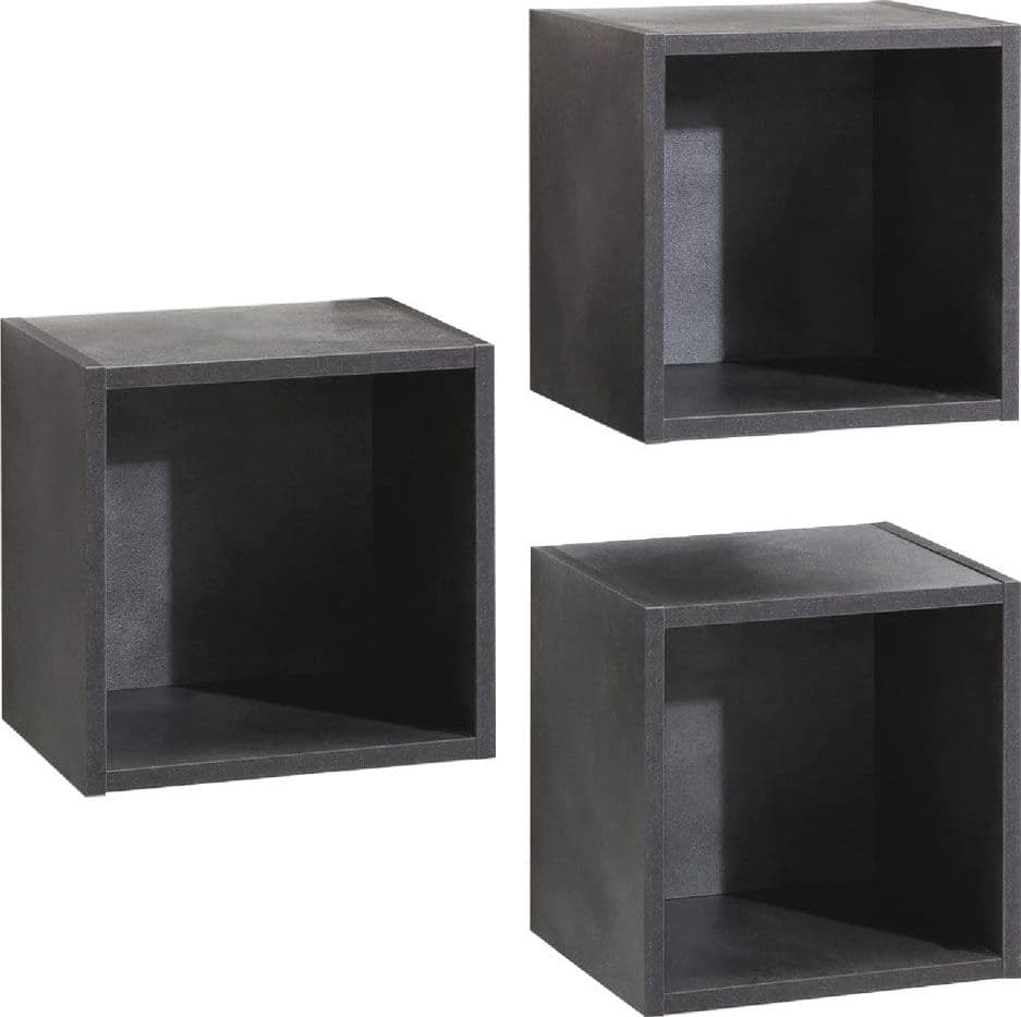 Pensile a Giorno Cubo Linea Cemento Composad Vittoria 28 x 35 x 35 cm