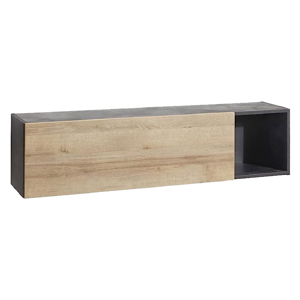 Pensile Colonna Linea Rovere Composad Vittoria Antracite 30 x 140 x 35 cm