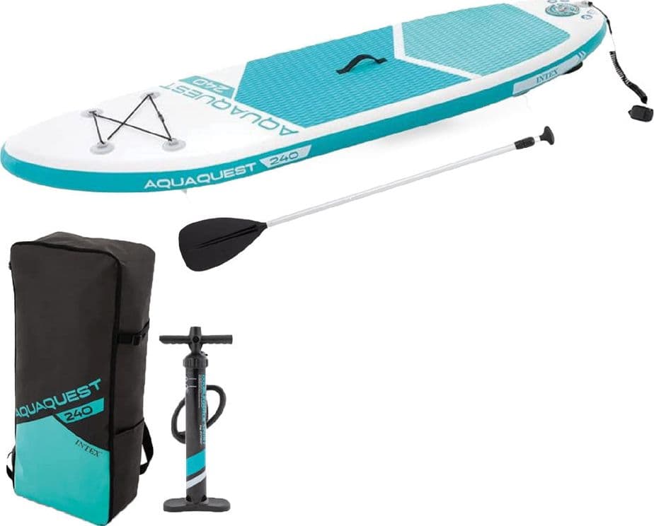 Tavola Gonfiabile da Sup Portata Intex Aqua Quest 76 x 13 x 244 cm 90 kg