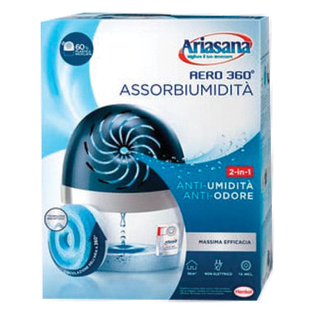 Assorbiumidita Ariasana Kit con 1 Ricarica Ariasana in Kit Aero 360°
