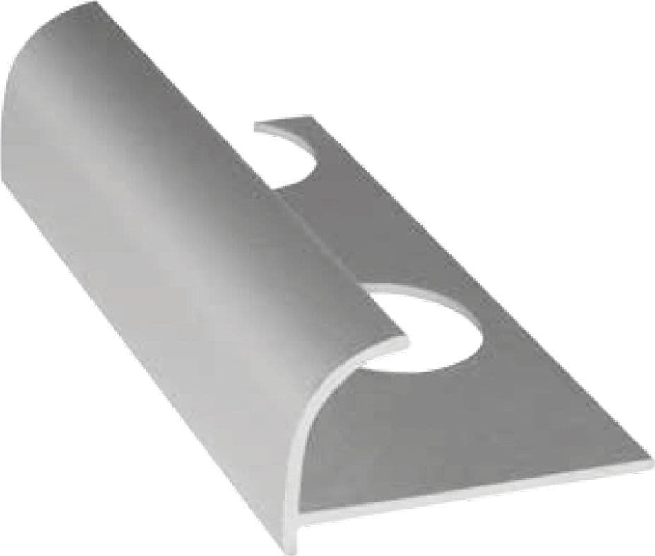 PROFILO JOLLY PER PIASTRELLE BORDI ARROTONDATI mm 10 cm 250 lucido- 5 pezzi  - BricoGo