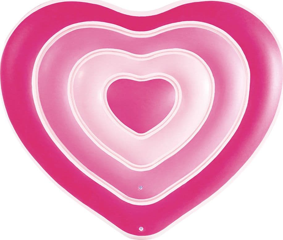 Materassino Gonfiabile Isola Intex Cuore 168 x 142 cm