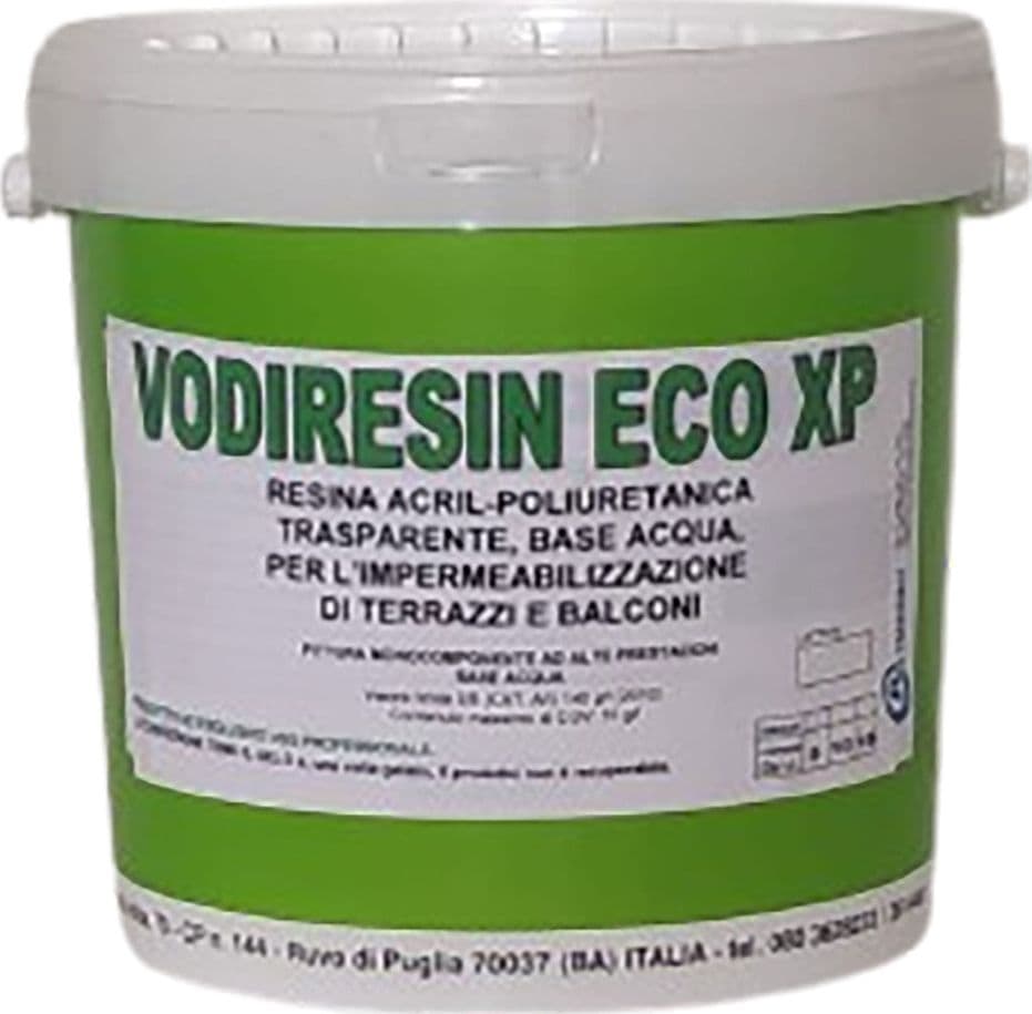 Resina Acrilpoliuretanica Filmante Trasparente Vodichem 4 Pezzi 1 lt