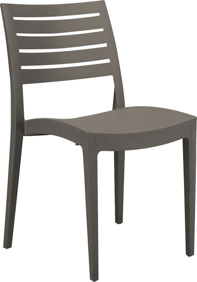 SEDIA IN POLIPROPILENE 'FIRENZE' bianco  - GRANDSOLEIL