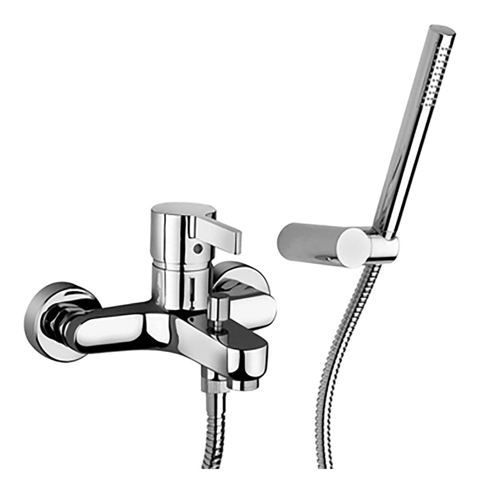 Monocomando Esterno Vasca Piralla Abbracci Cromato