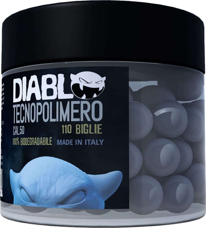 BIGLIE IN TECNOPOLIMERO PER PISTOLA MARCATORE A C02 calibro 50  - DEFENCE SYSTEM