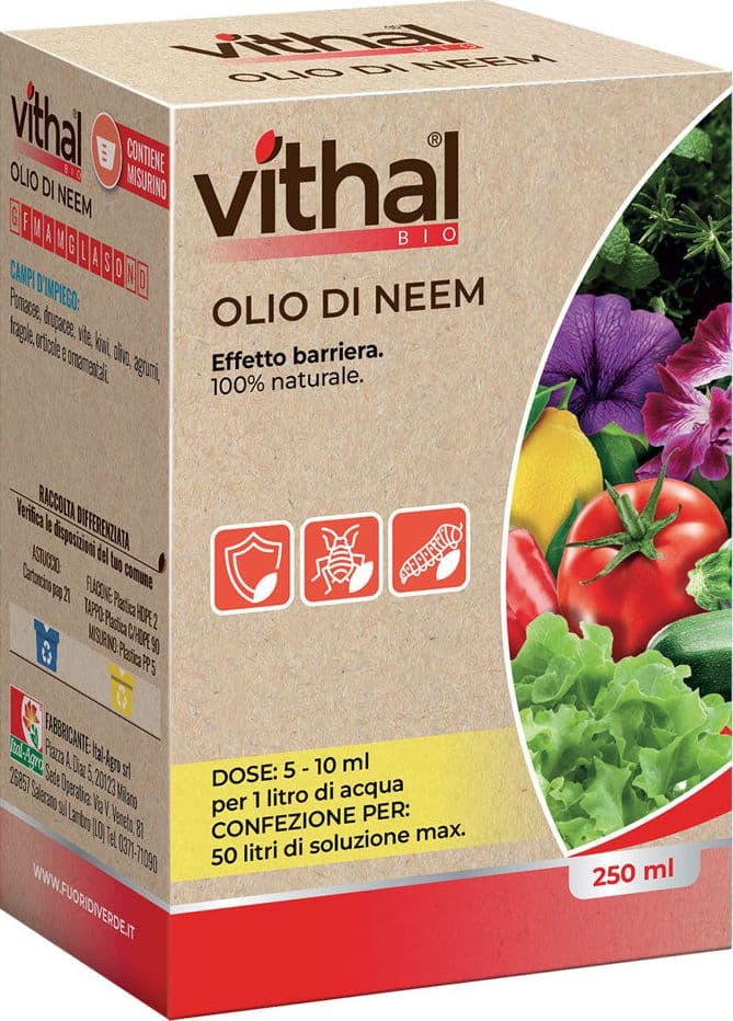 OLIO DI NEEM 100% Ml. 250  - VITHAL