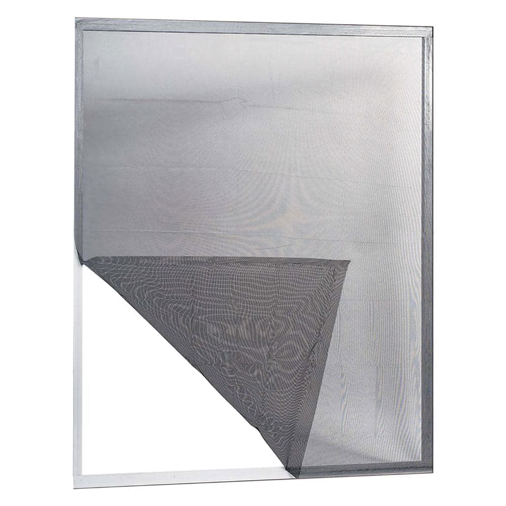 ZANZARIERA IN POLIESTERE ADESIVA PER FINESTRE 'ECCO' cm 150 x 180 col. grigio  - IRS