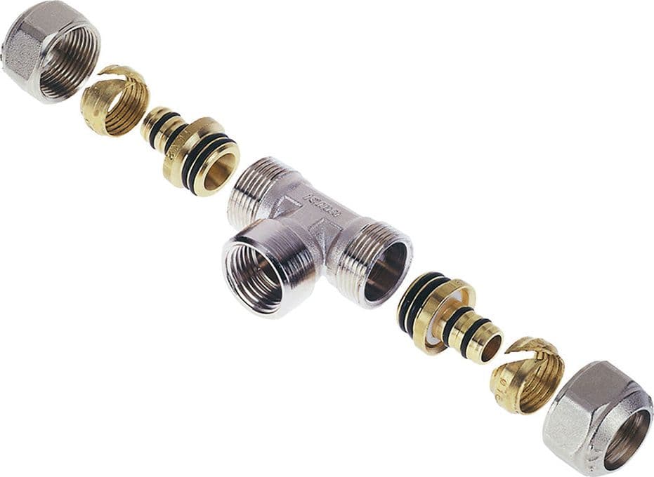 Raccordo a Stringere a Femmina 20 X 3/4 X 20 Icma T Art 538 548