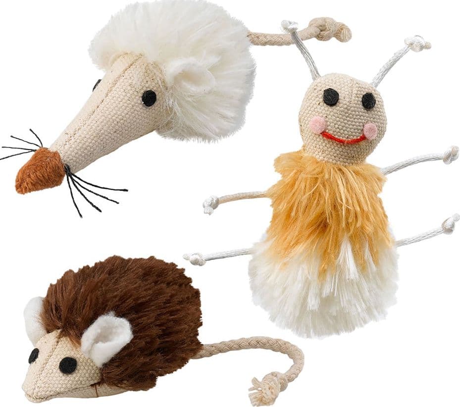 Gioco in Peluche Varie Fantasie Ferplast 3 Pezzi