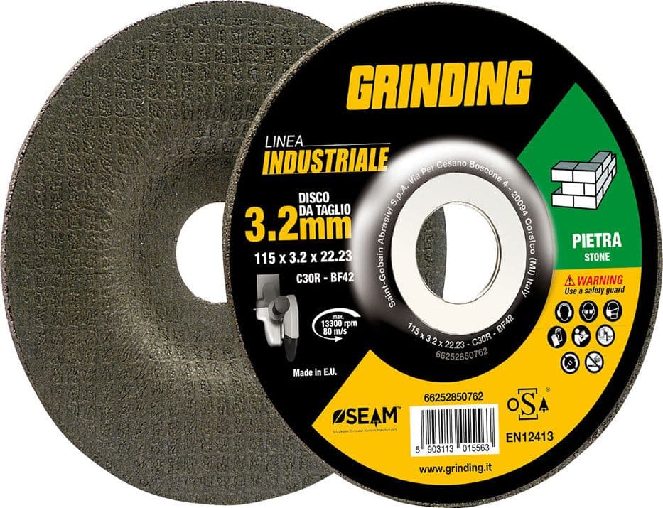 Mola Abrasiva per Marmo Grinding Grinding Linea 5 Pezzi Ø 115 x 3,2