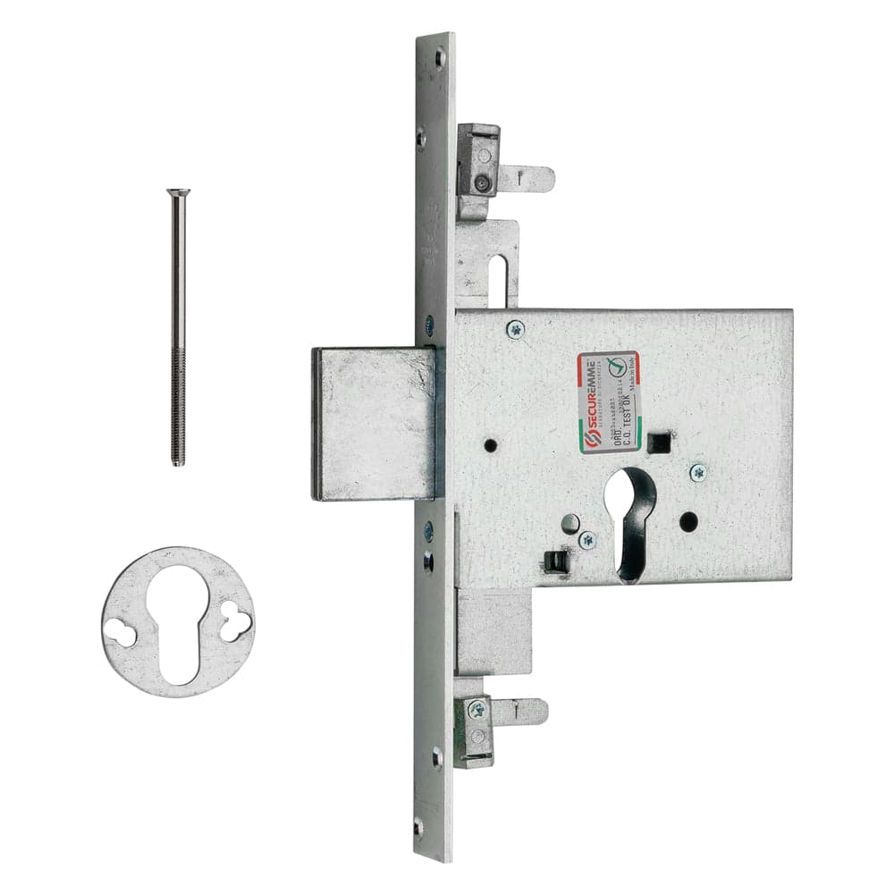 Serratura da Infilare per Fascia per Securemme 2053 Ferro e 70 3 Mandate