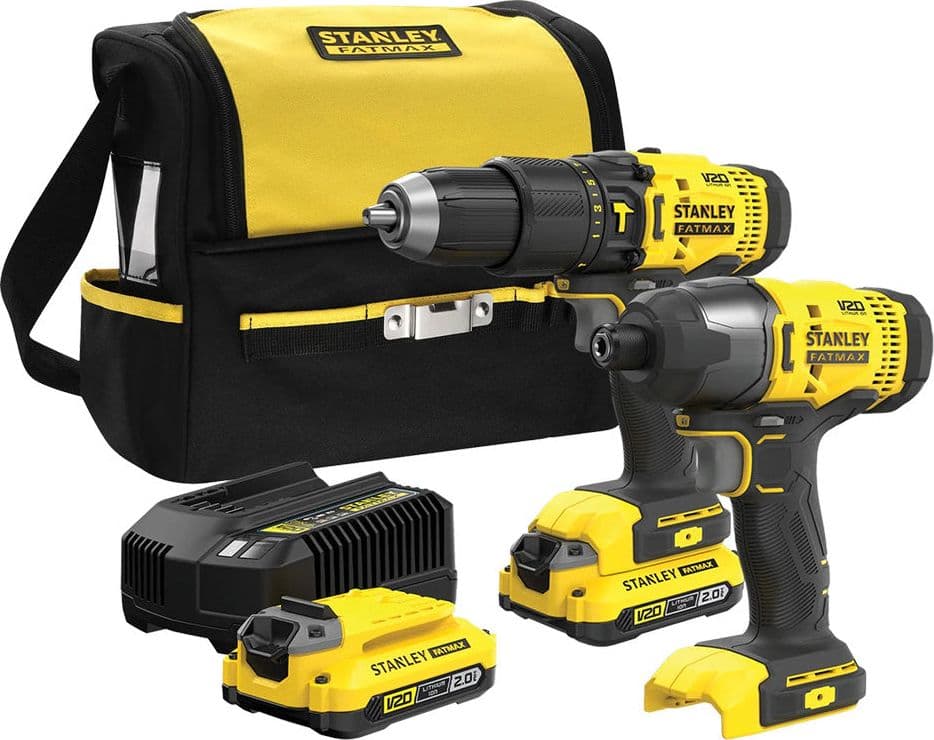 Kit Avvitatori a Batteria Kit Stanleyfatmax SFMCK465D2S Qw 18V X2 2,0 ah