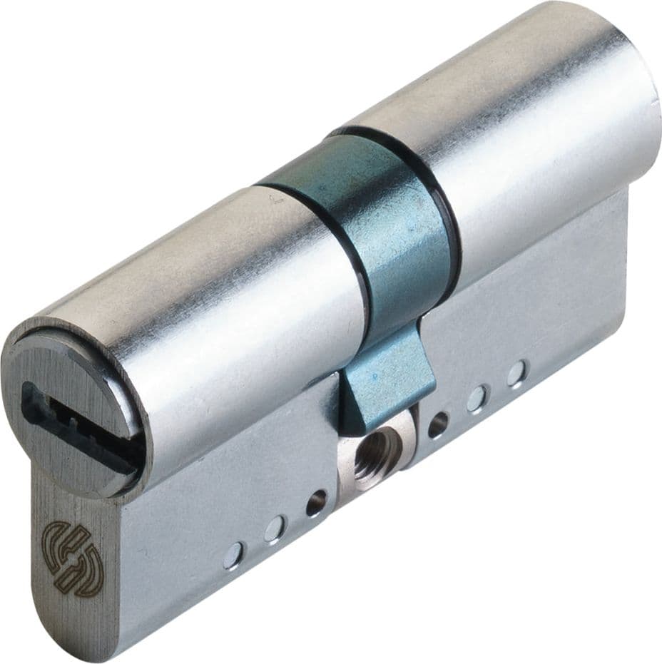 Cilindro Profilato Modulare Serie +10+26 = 62 (31+31) Cromo Satinato in Acciaio Inox 26 mm