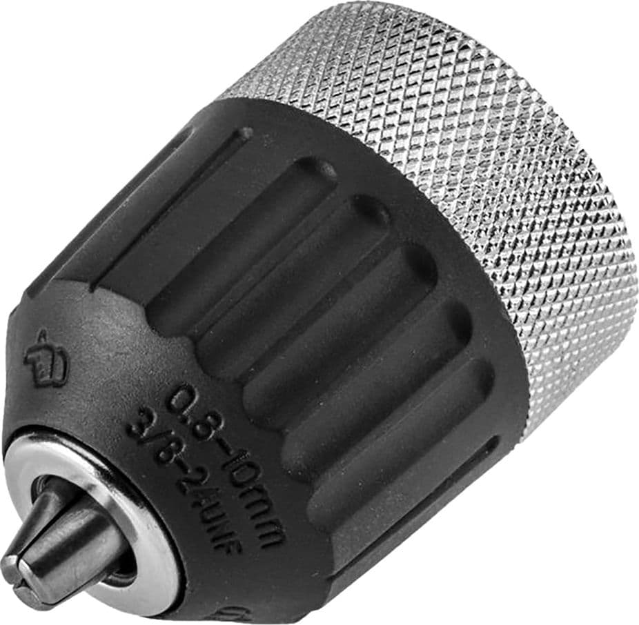MANDRINO SENZA CHIAVE mm 10 - attacco F.3/8 x 24  - GRAPHITE